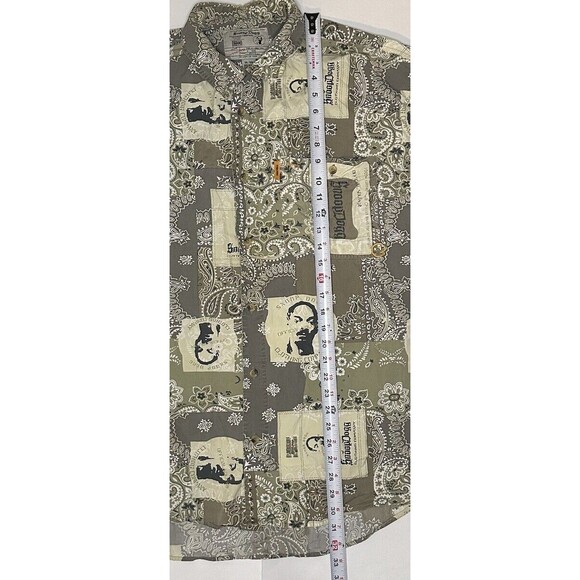 Snoop Dogg Clothing Company Long Sleeve Button Up Shirt Men’s XXL Rap Hip Hop - Picture 8 of 8